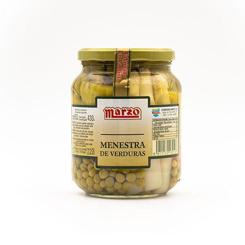 Menestra de verduras cristal 1 kg Marzo