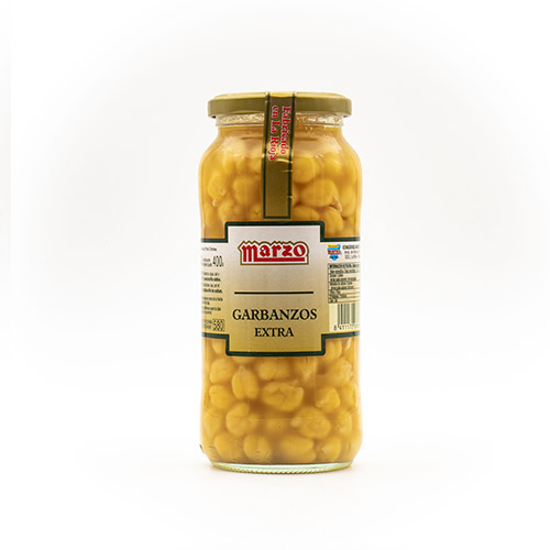 Garbanzos cristal 600 grs Marzo