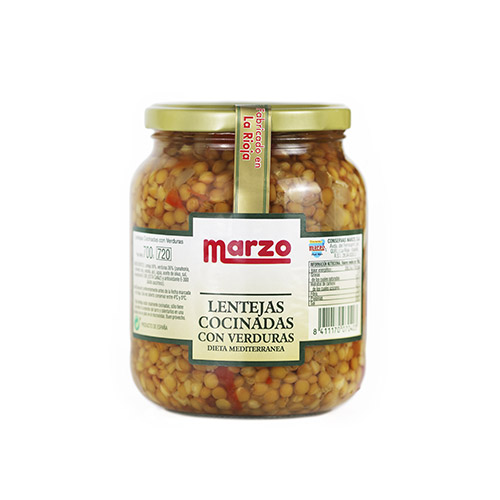 LLENTIES AMB VERDURES MARZO