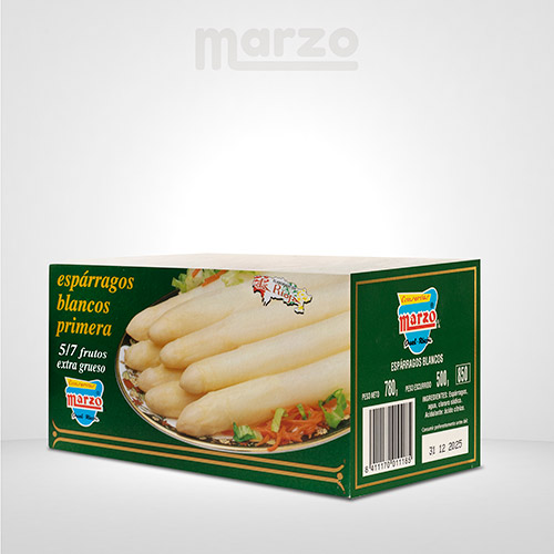 Esparragos lata 6 frutos 1 kg Marzo