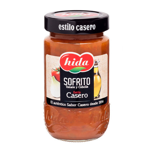 Tomate frito con cebolla 350 grs Hida