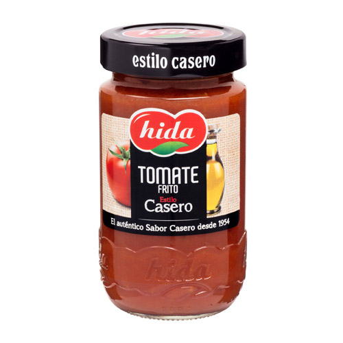 Tomate frito cristal 350 grs Hida