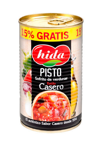 Pisto 1/2 + 15% regalo Hida