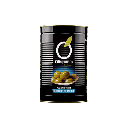 Aceitunas rellenas anchoa 5 kg Premium Olispania