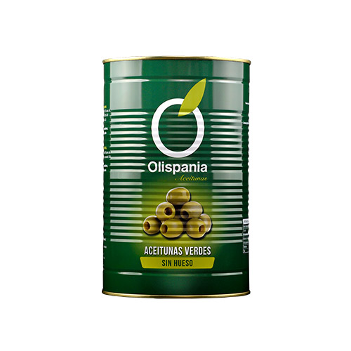 Aceitunas manzanilla sin hueso sabor anchoa 5 kg Olispania