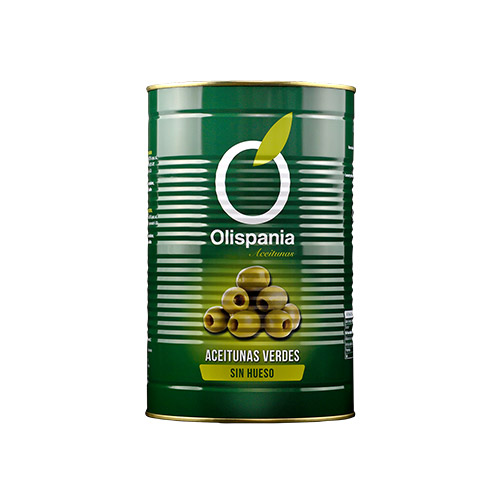 Aceitunas manzanilla sin hueso sabor natural 5 kg Olispania