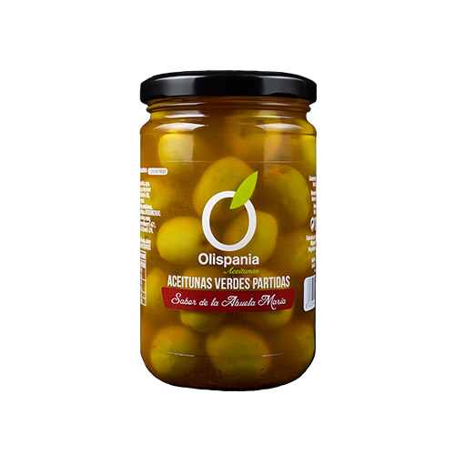 Aceitunas partidas de la abuela 160 grs Olispania