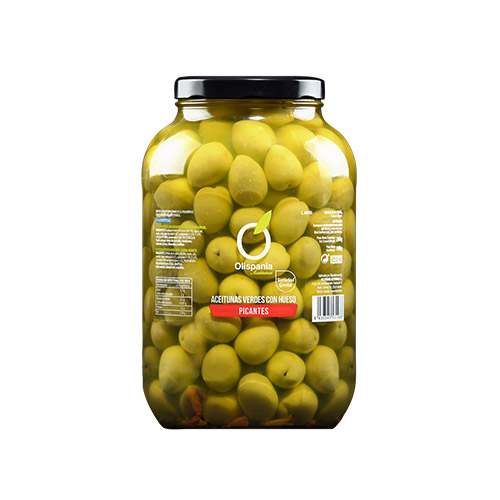 OLIVES GORDAL PICANTS 5 KG VIDRE OLISPANIA