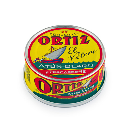 Atun claro escabeche lata RO-265 Ortiz