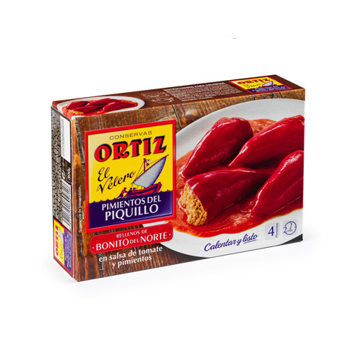 Pimiento piquillo con bonito Ortiz