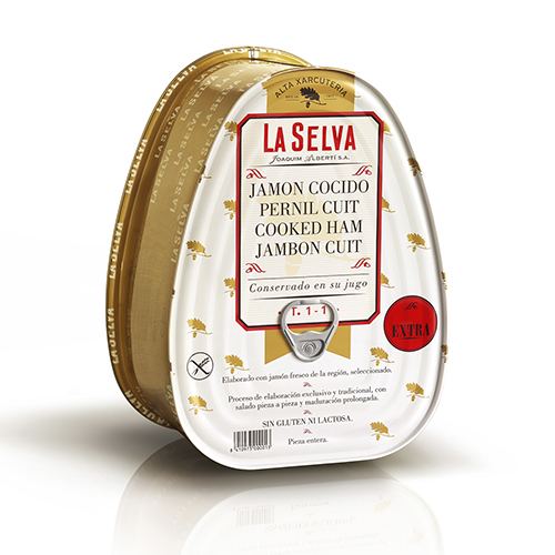 Jamon Cocido Extra Lata-Piel Facilat