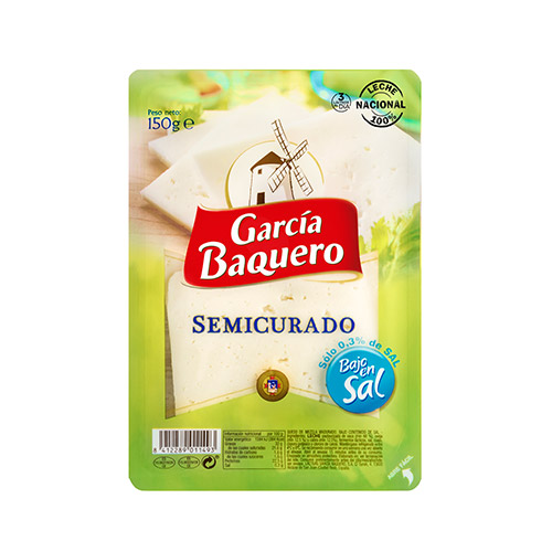 Lonchas semi bajo en sal 150 grs Garcia Baquero