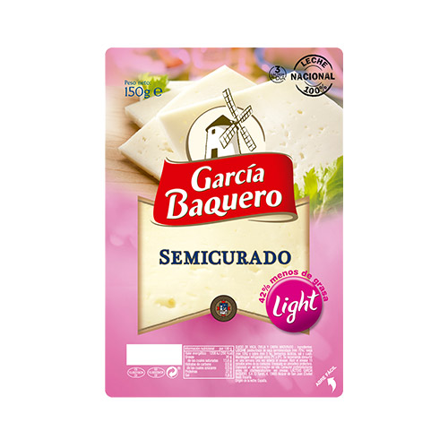 Lonchas semi light 150 grs Garcia Baquero