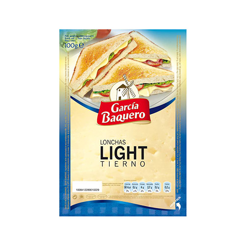 Lonchas tierno light 100 grs Garcia Baquero