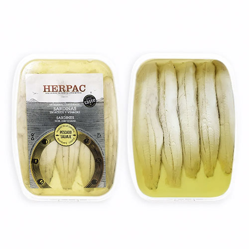 *SARDINES OLI I VINAGRE 150 GRS HERPAC*