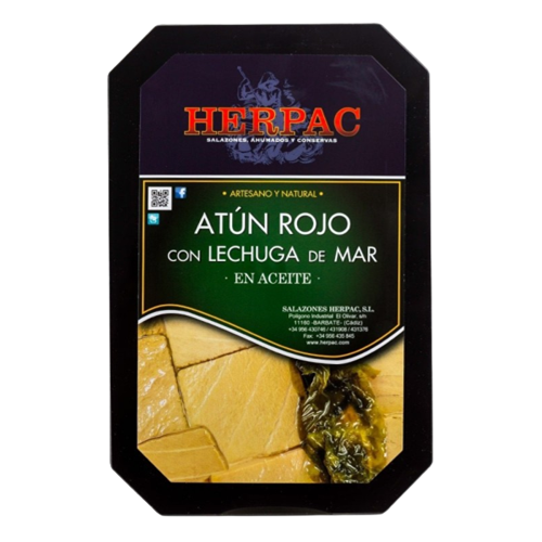 Atun rojo con algas 1 kg Herpac