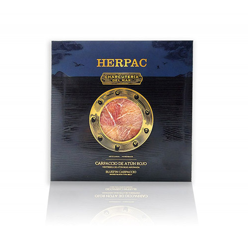 Carpaccio ventresca tonyina vermella hosteleria Herpac