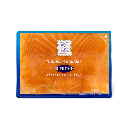 Sobre salmon supreme 250 grs Dominguez