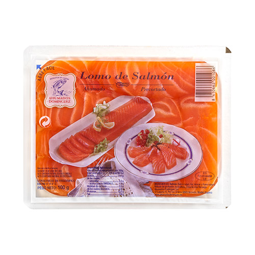 Lomo salmon 100 grs Dominguez