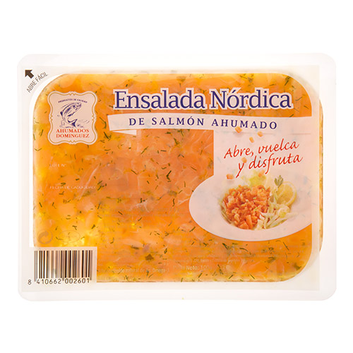 Tartar de salmon ahumado 100 grs Dominguez