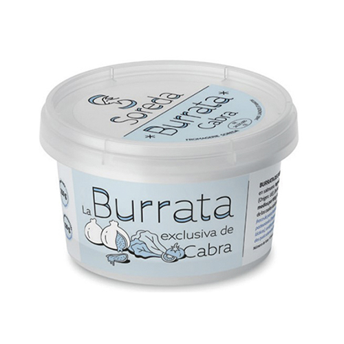 Burrata de cabra 120 grs Soreda