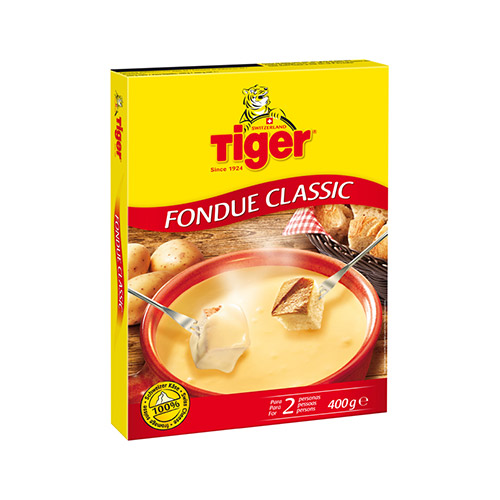 Fondue natural 400 grs Tigre