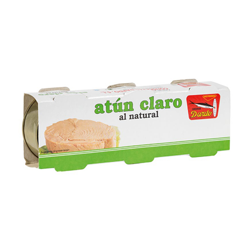 Atún claro al natural RO-85 Pack-3 Dardo