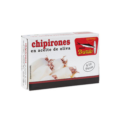 Chipirones aceite oliva 8/10 OL-120 Dardo