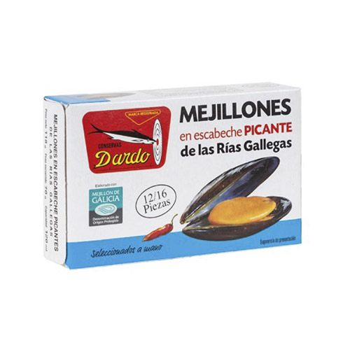 MUSCLOS ESCABETX PICANTS R.GALLEGAS 12/16 OL-120 DARDO
