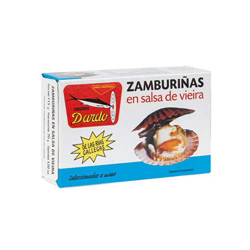 Zamburiñas salsa vieira R. Gallegas OL-120 Dardo