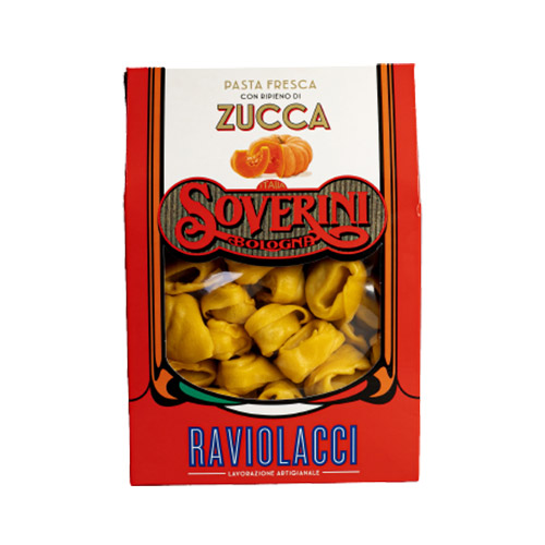 Ravioli con calabaza 250 grs Soverini