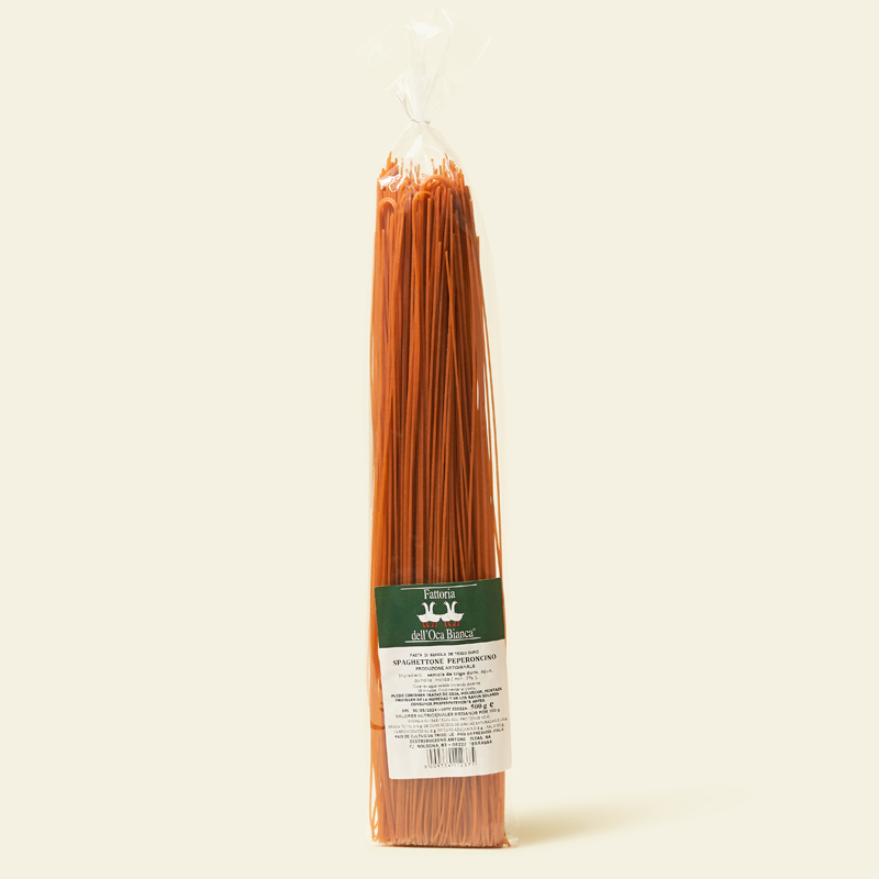 Spaghettone peperoncino 500 grs Oca Bianca