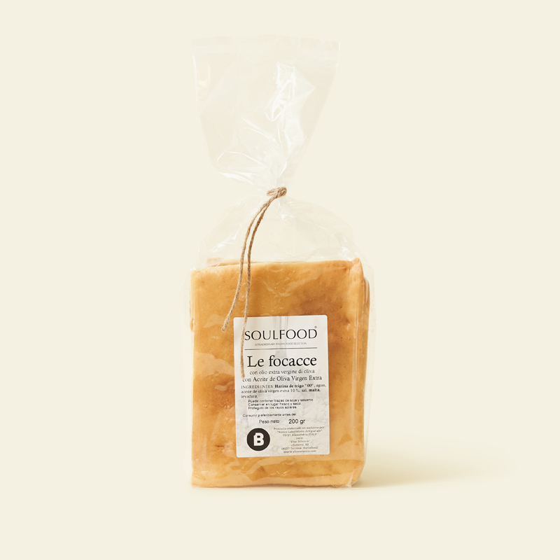 Focaccia clasica 200 grs Soul Food