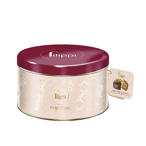 PANETTONE CLASSIC TARONJA I PANSES LLAUNA 1 KG FILIPPI