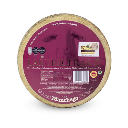 MANXEGO SEMI LLET PASTEURITZADA DO LAS TERCERAS