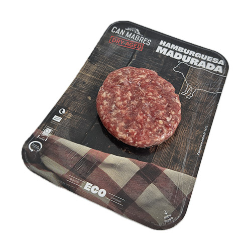 HAMBURGUESA DE VEDELLA MADURADA ECO 2X150 GRS CAN MABRES